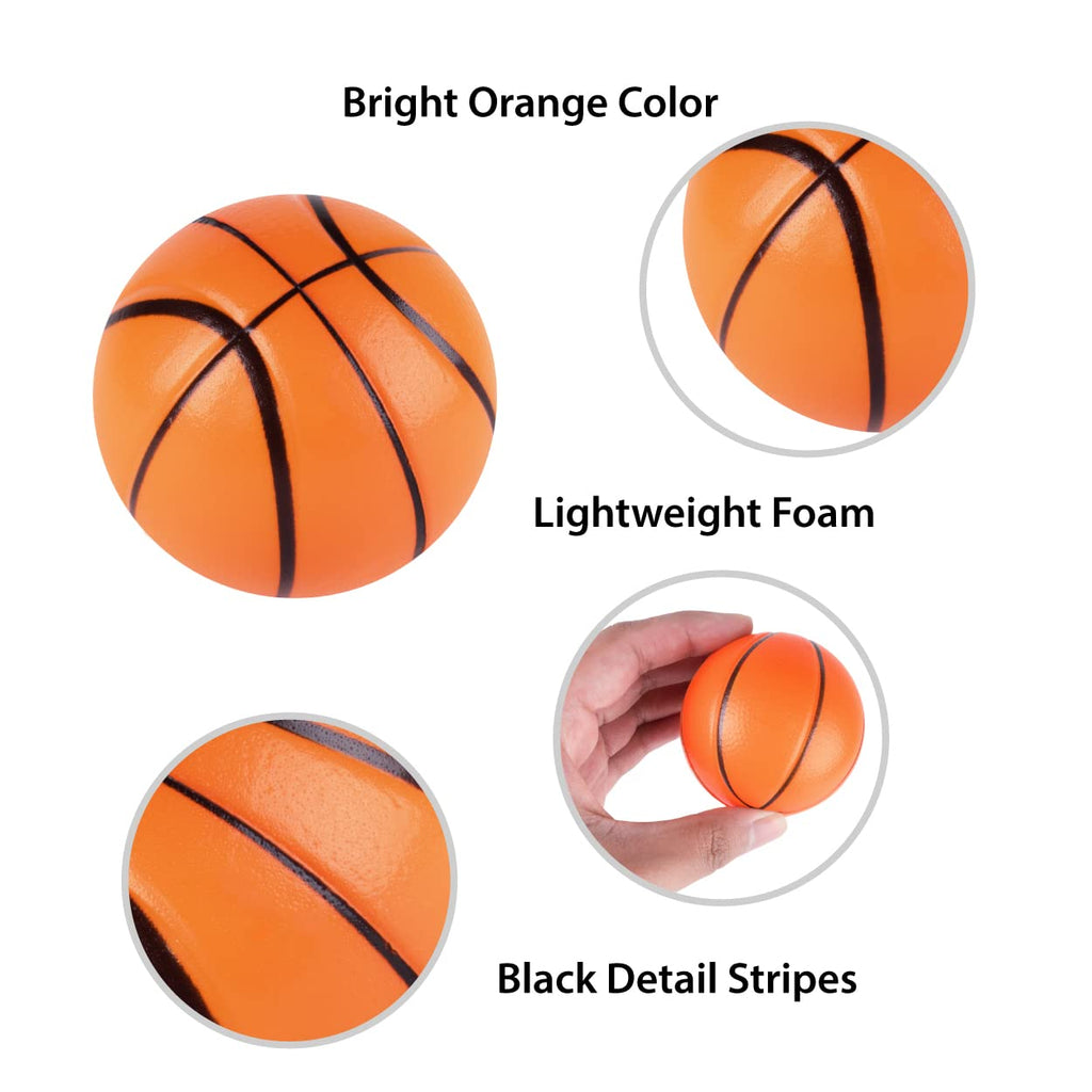 Super Z Outlet Mini Foam Sports Balls (12-Pack) – Assorted Baseball, Football, Basketball, Soccer for Party Favors, Stress Relief, and Play