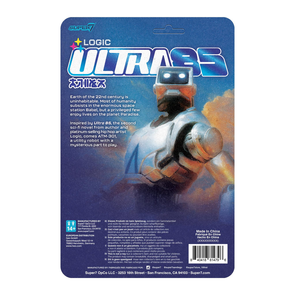 Super7 Logic ATM-301 (Ultra 85) 3.75" ReAction Action Figure