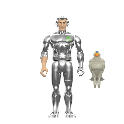 Super7 SilverHawks Quicksilver (Toy Version) ReAction Figure - 3.75" Retro Action Figure with Tally-Hawk Accessory