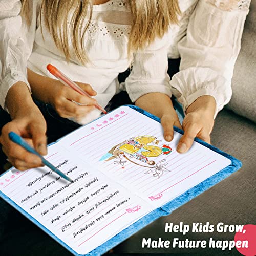 SuperStyle Shark Plush Lock Diary – A5 Secret Notebook for Kids Ages 6-12