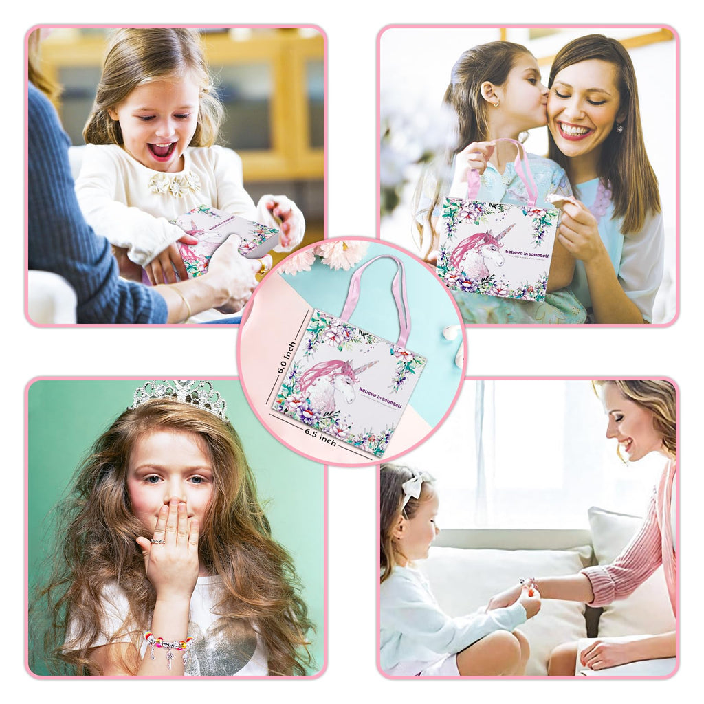 SUREHOME 110-Piece Charm Bracelet Making Kit for Girls Ages 5-12 – DIY Jewelry Craft Gift