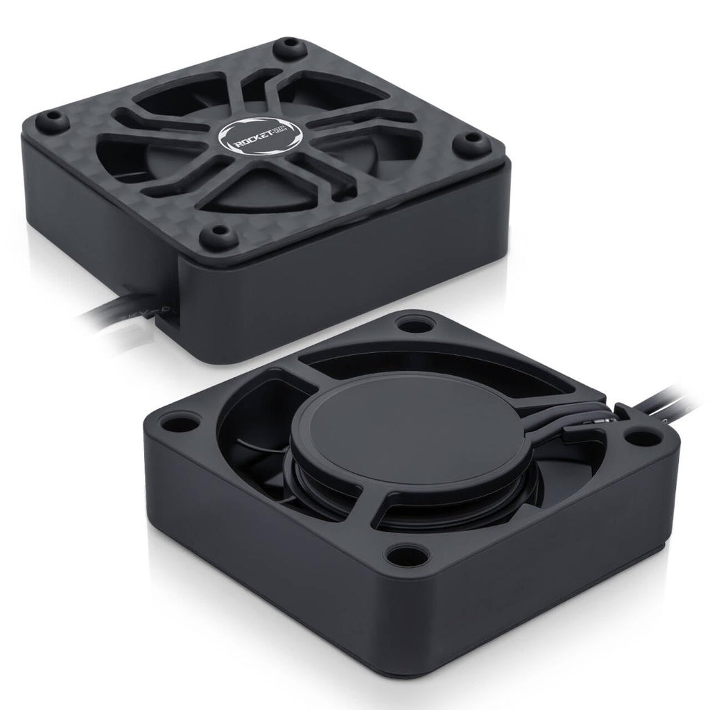 Surpass Hobby 40mm RC Cooling Fan - 16000 RPM High Speed Motor Fan for 1/8 1/10 RC Cars Trucks Truggies (Without Heatsink)