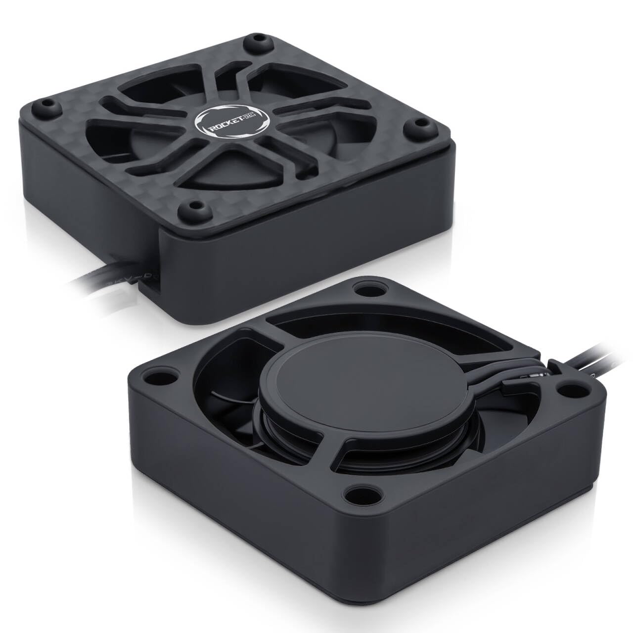 Surpass Hobby 40mm RC Cooling Fan - 16000 RPM High Speed Motor Fan for 1/8 1/10 RC Cars Trucks Truggies (Without Heatsink)