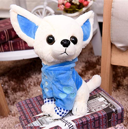 SUSHAFEN Stuffed Dog Plush Toy – 17cm Soft Chihuahua Pillow for Kids and Dog Lovers