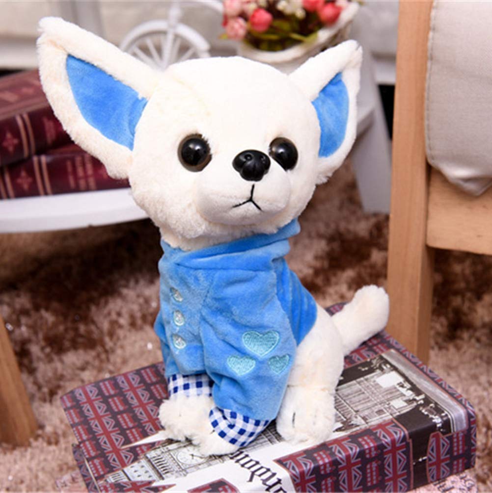 SUSHAFEN Stuffed Dog Plush Toy – 17cm Soft Chihuahua Pillow for Kids and Dog Lovers