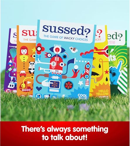 SUSSED What Would You Do? Card Game – 230+ Questions & 693 Answers, Fun for Teens and Adults Ages 10+