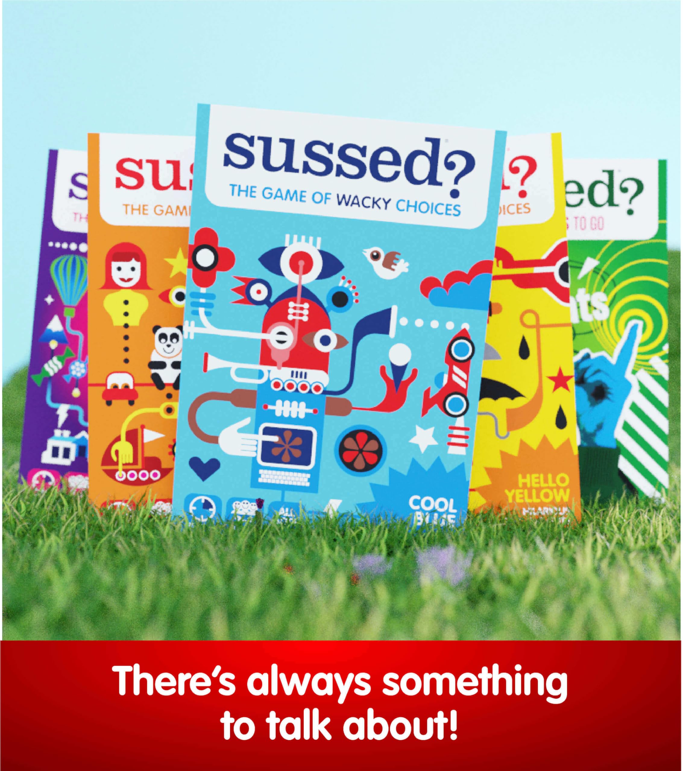 SUSSED What Would You Do? Card Game – 230+ Questions & 693 Answers, Fun for Teens and Adults Ages 10+