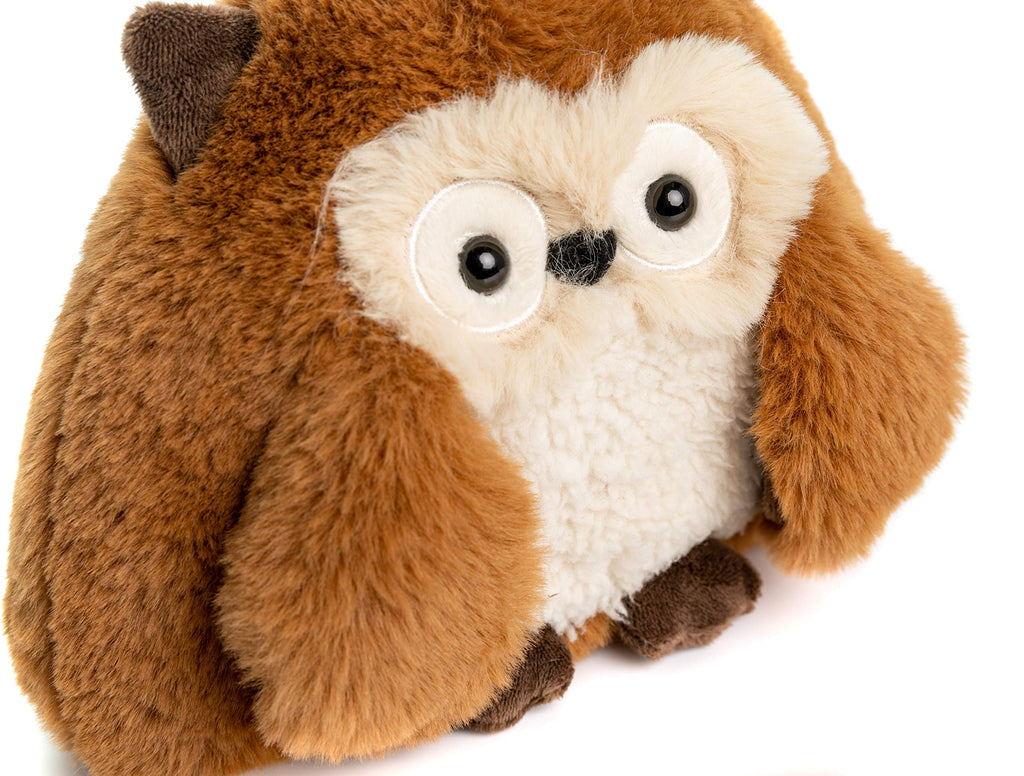 Sustain a-mals Hoot The Owl Stuffed Animal – Eco-Friendly Plush Made from Recycled Plastic Bottles