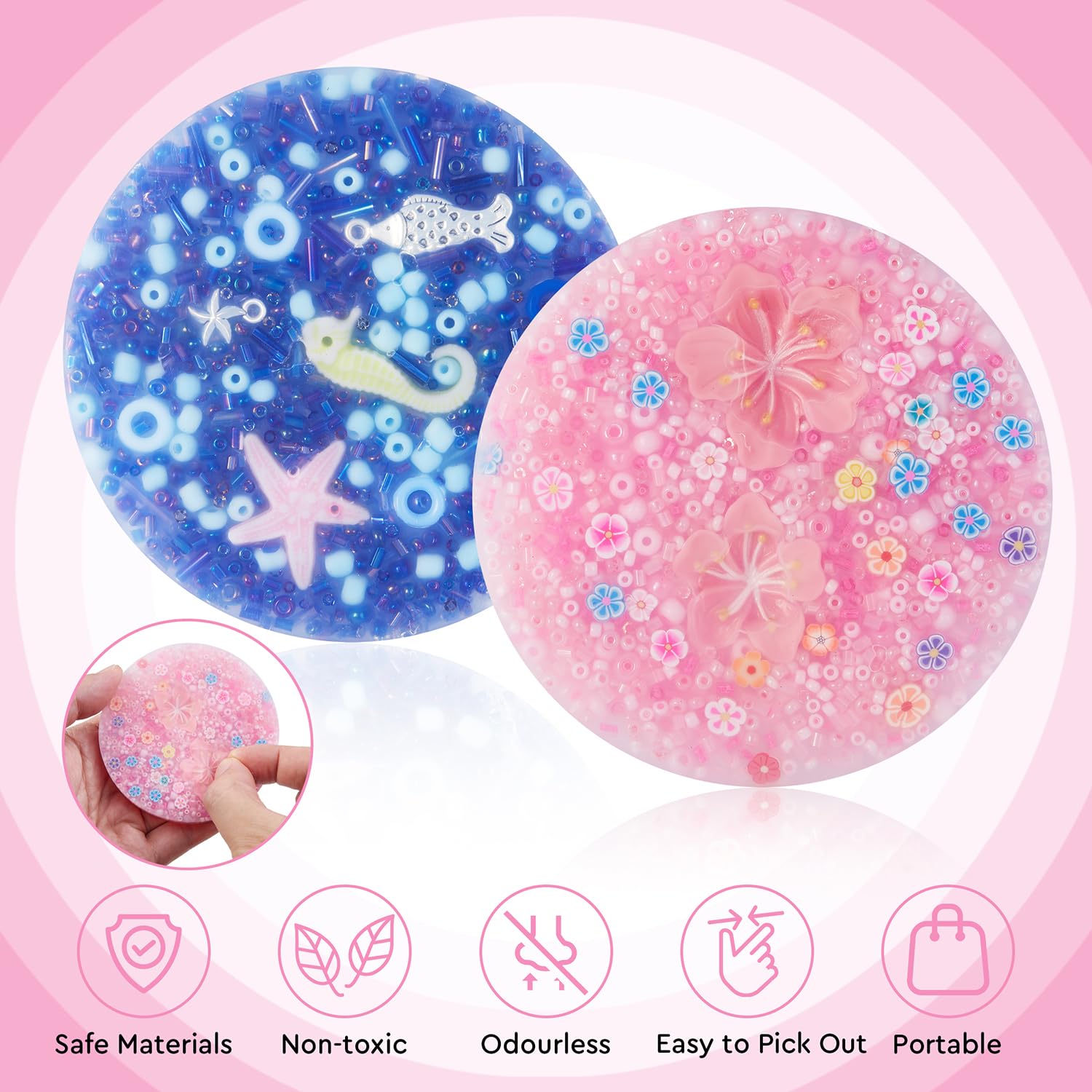SWAKER Picky Fidget Pad 2-Pack – Silicone Skin Picking Alternative for Adults