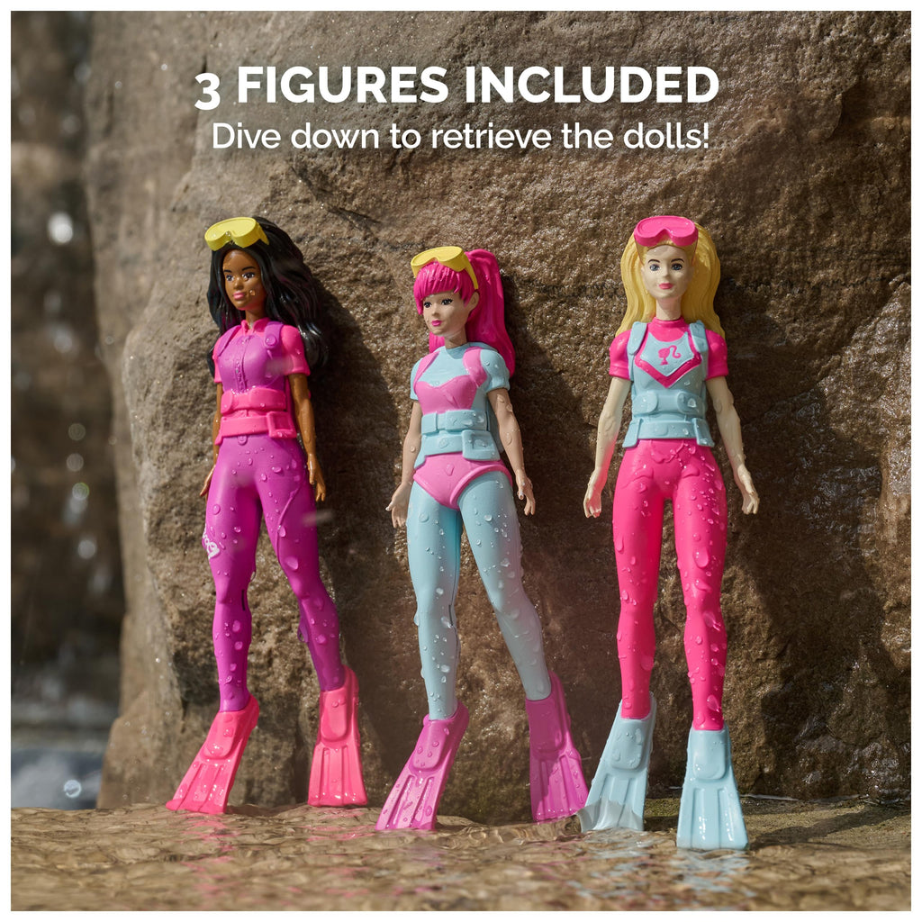 SwimWays Barbie Dive Characters 3-Pack – Soft Pool Diving Toys for Kids Ages 5+