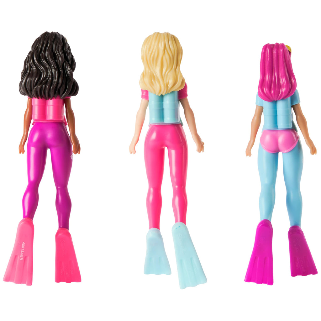 SwimWays Barbie Dive Characters 3-Pack – Soft Pool Diving Toys for Kids Ages 5+