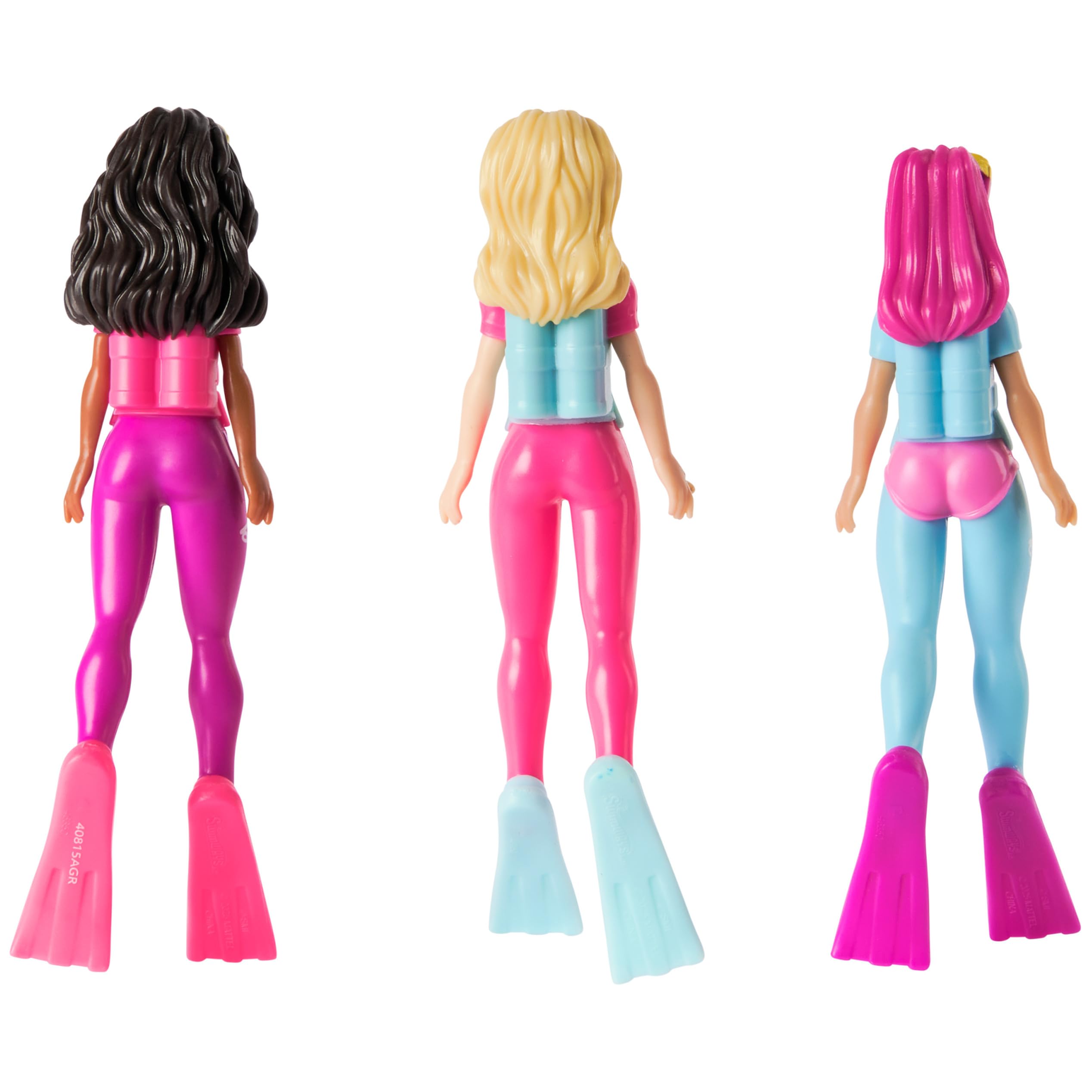SwimWays Barbie Dive Characters 3-Pack – Soft Pool Diving Toys for Kids Ages 5+