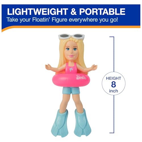 SwimWays Barbie Floatin' Figure – Floating Pool Toy for Kids Aged 3 & Up