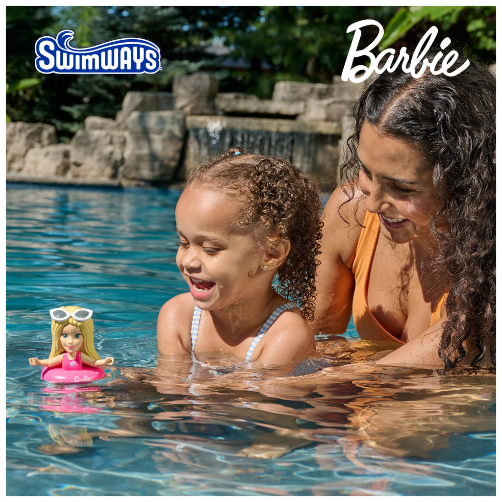 SwimWays Barbie Floatin' Figure – Floating Pool Toy for Kids Aged 3 & Up