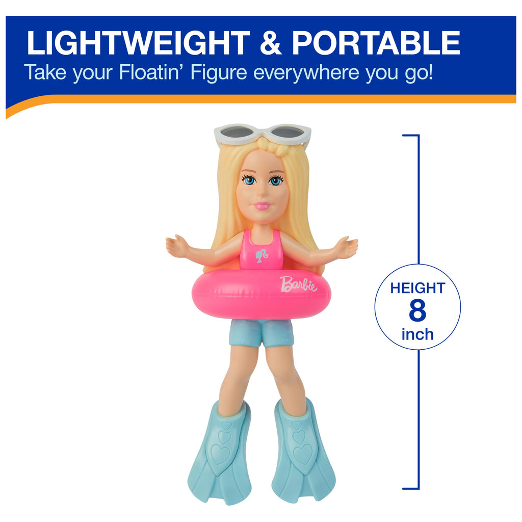 SwimWays Barbie Floatin' Figure – Floating Pool Toy for Kids Aged 3 & Up