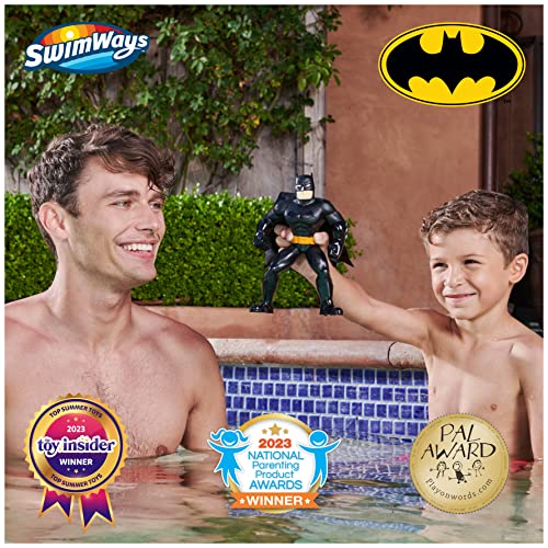SwimWays DC Batman Floatin' Figure – Self-Righting Floating Pool Toy for Kids Ages 3+