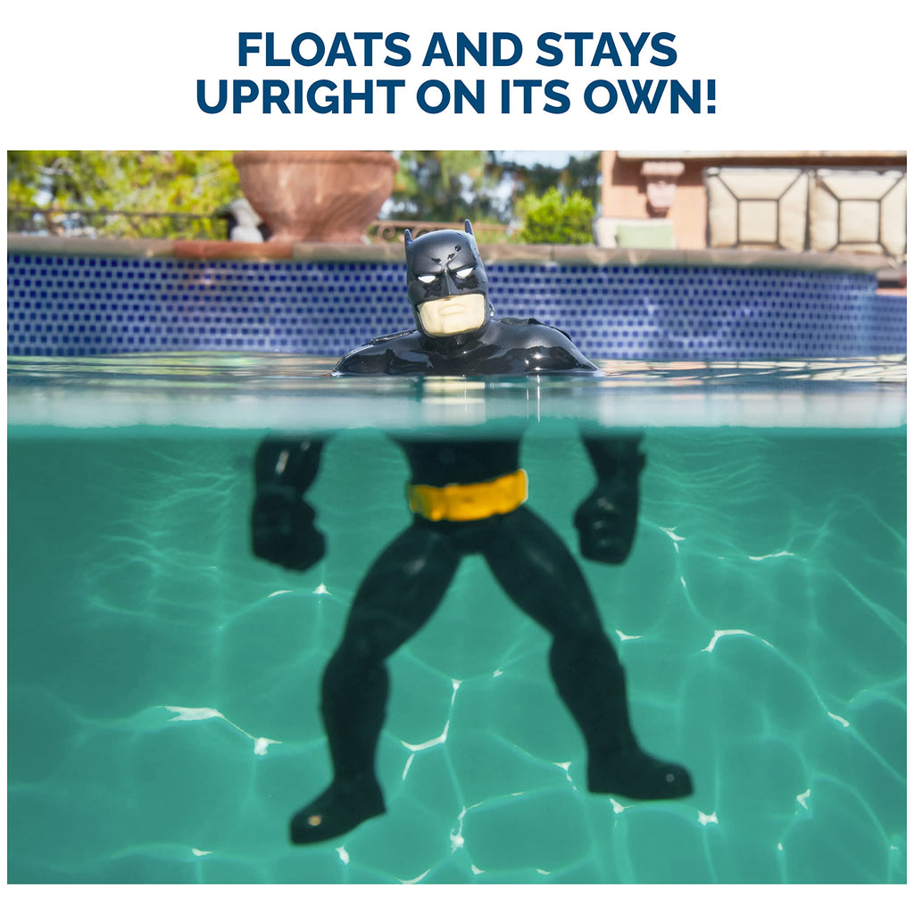 SwimWays DC Batman Floatin' Figure – Self-Righting Floating Pool Toy for Kids Ages 3+