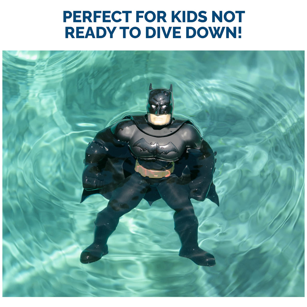 SwimWays DC Batman Floatin' Figure – Self-Righting Floating Pool Toy for Kids Ages 3+