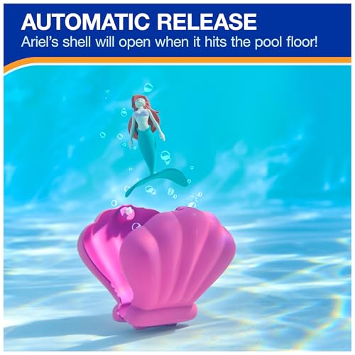 SwimWays Disney Ariel Dive N’ Surprise – Water-Activated Pool Toy for Kids Ages 5+