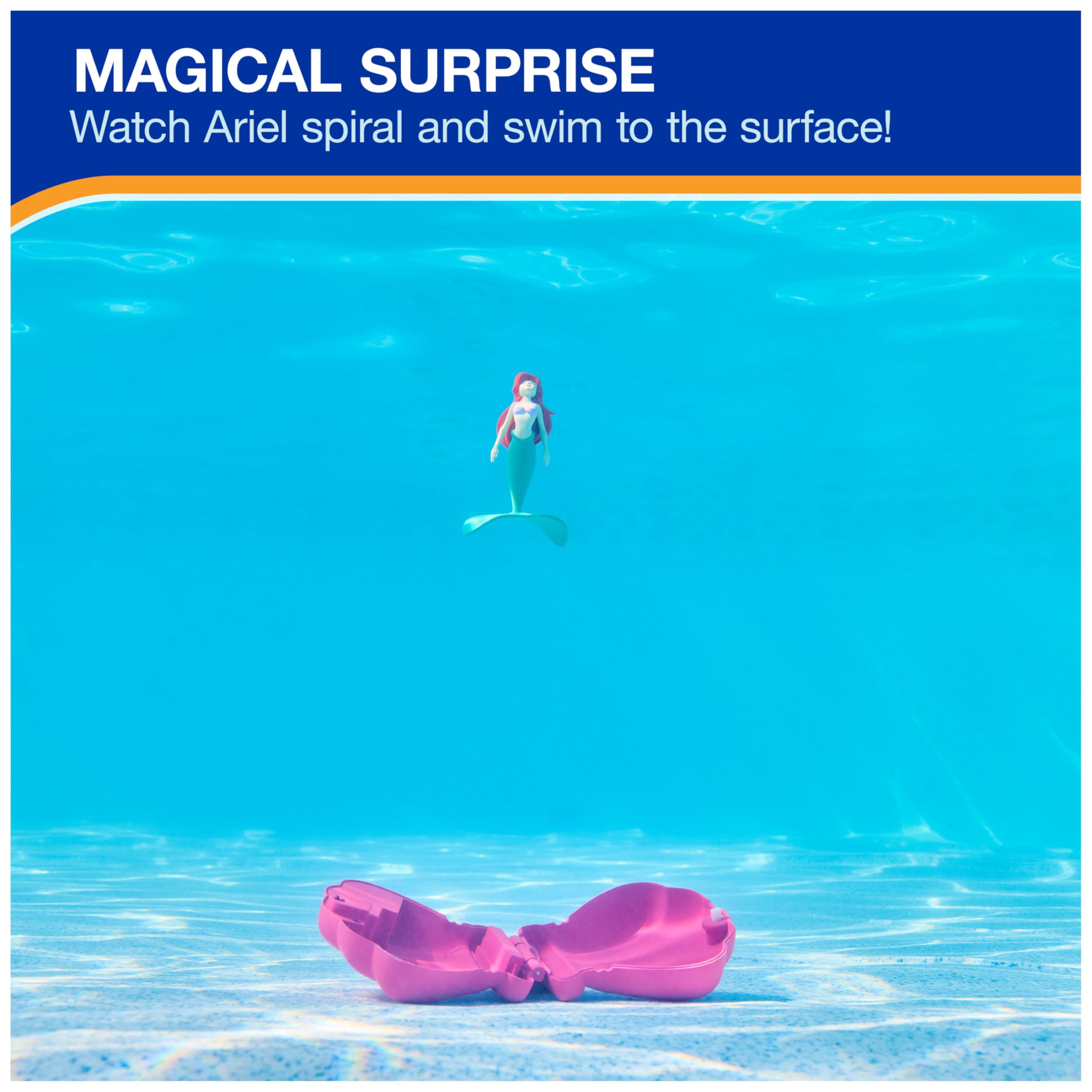 SwimWays Disney Ariel Dive N’ Surprise – Water-Activated Pool Toy for Kids Ages 5+