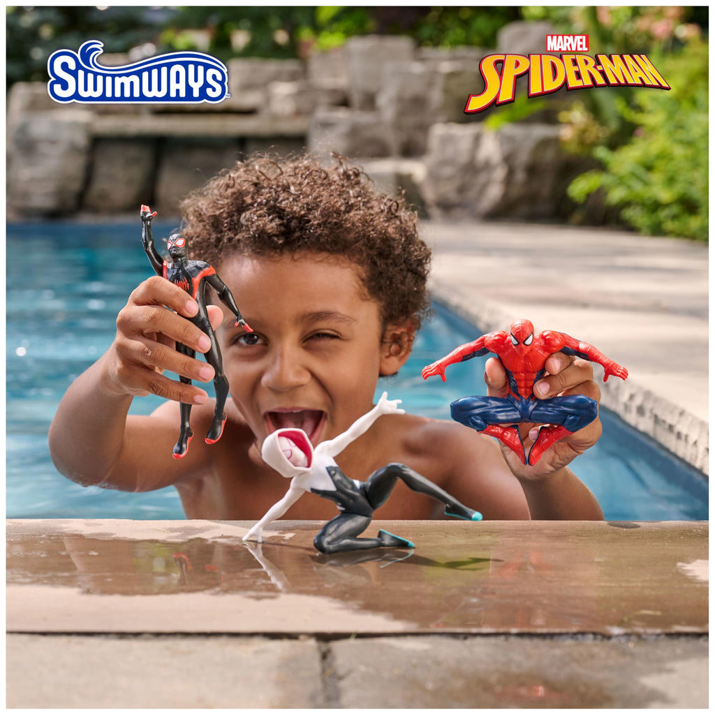 SwimWays Marvel Spider-Man Dive Character 3-Pack – Weighted Pool Toys for Kids Ages 5+