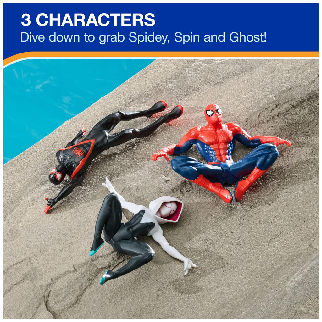 SwimWays Marvel Spider-Man Dive Character 3-Pack – Weighted Pool Toys for Kids Ages 5+