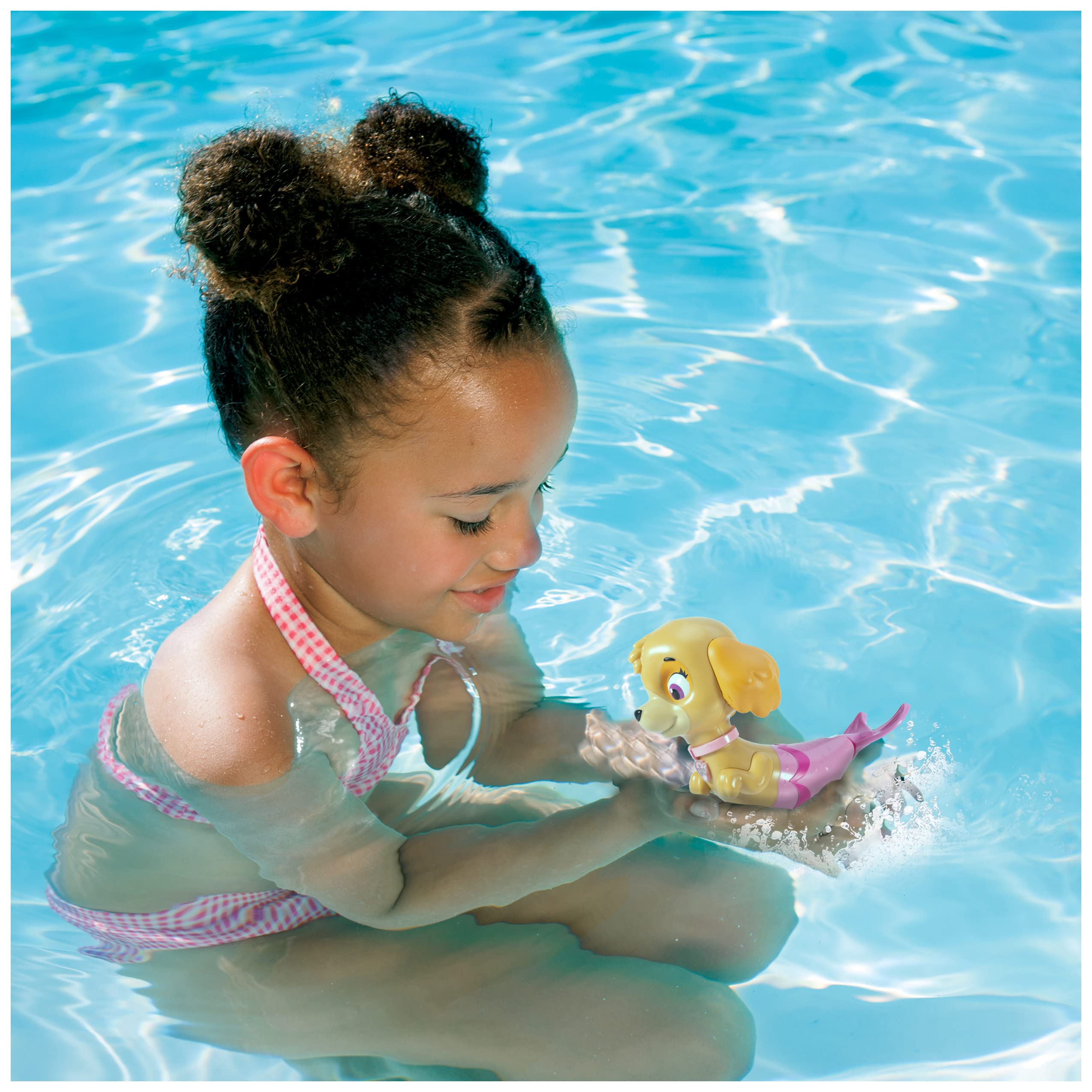 SwimWays PAW Patrol Paddlin' Pups Skye – Self-Propelling Pool Toy for Kids 4+
