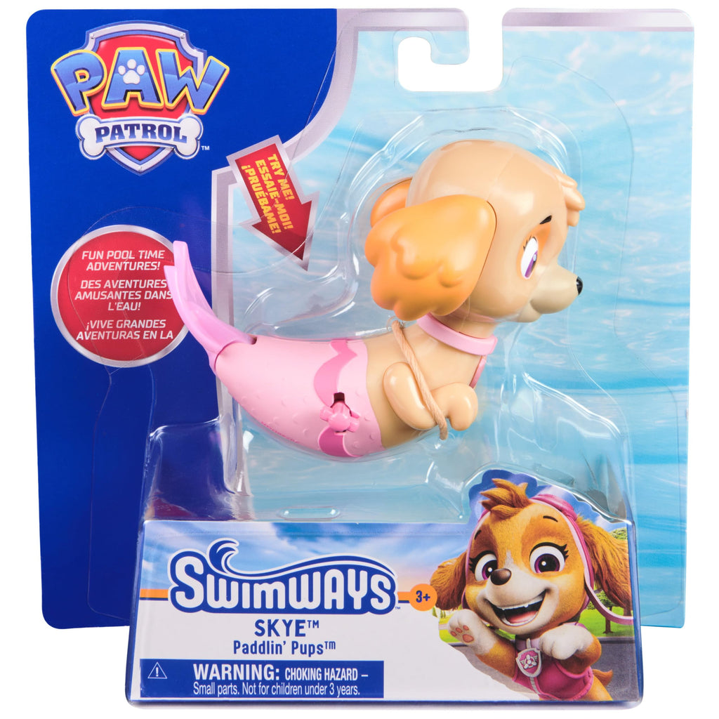 SwimWays PAW Patrol Paddlin' Pups Skye – Self-Propelling Pool Toy for Kids 4+