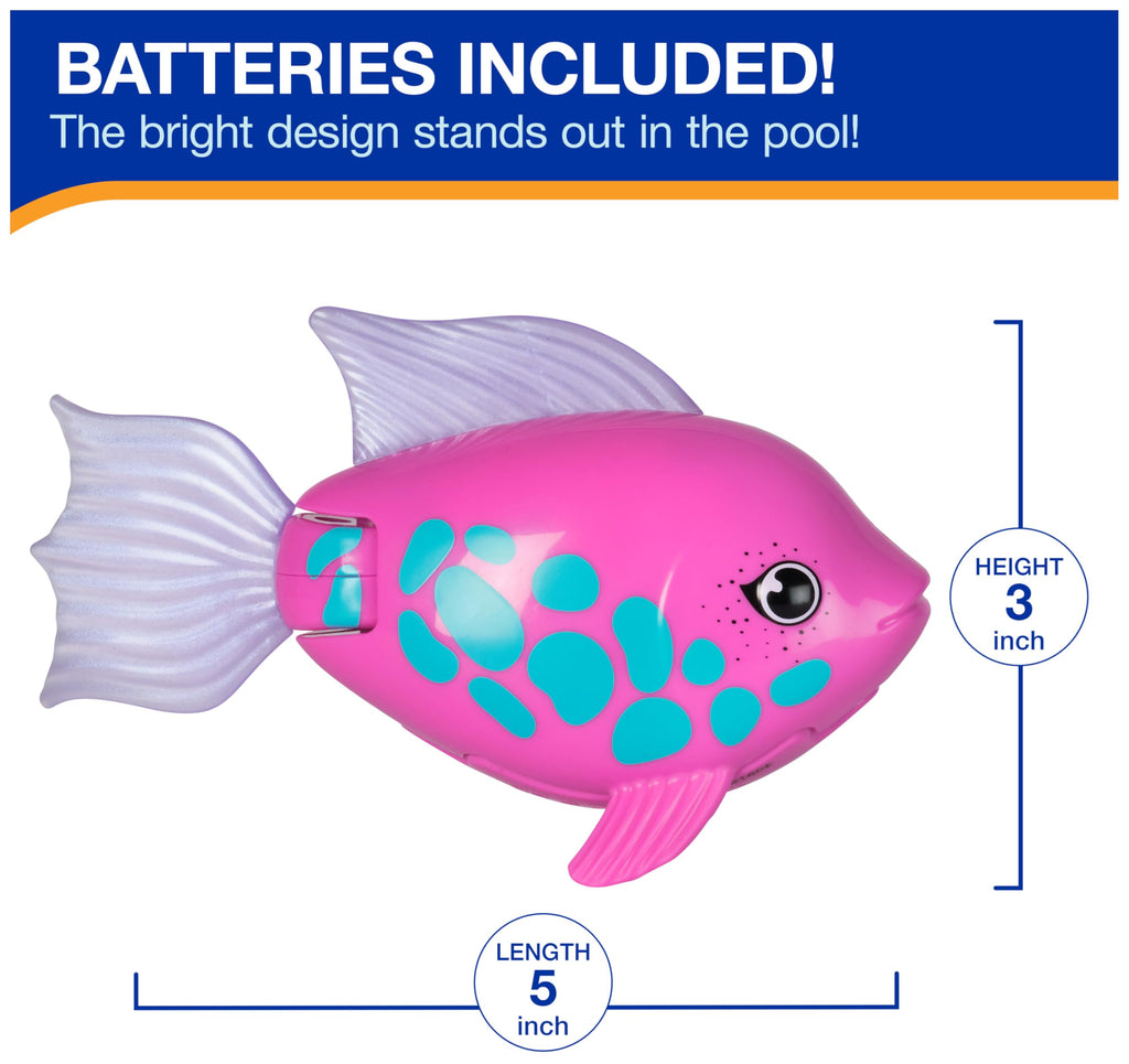 SwimWays Rainbow Reef Tuna Turner – Water-Activated Pool Toy for Kids Ages 5+