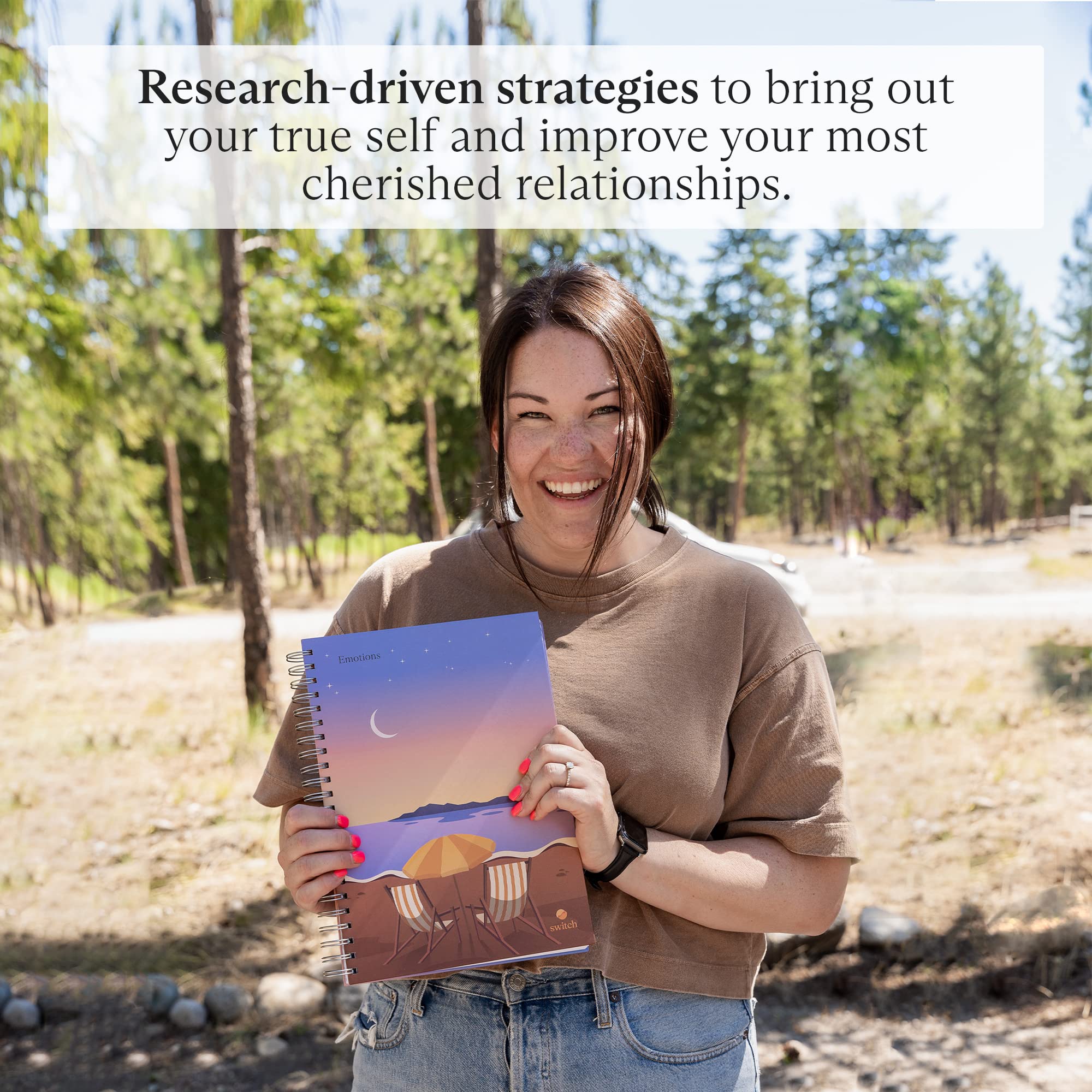 Switch Research Emotions Journal – A4 Self-Care Journal with Psychologist-Backed Exercises and Daily Check-Ins