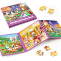 SYNARRY Princess Fairy Magnetic Puzzle Set – 36-Piece Travel Puzzles for Girls Ages 3-6