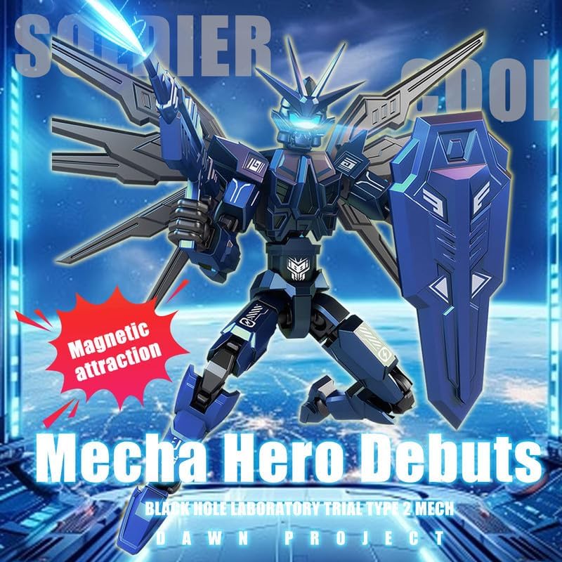 T13 Action Figure 2Pack – Fully Assembled 3D Printed Titan 13 Robot Set with Interchangeable Hands and Weapons