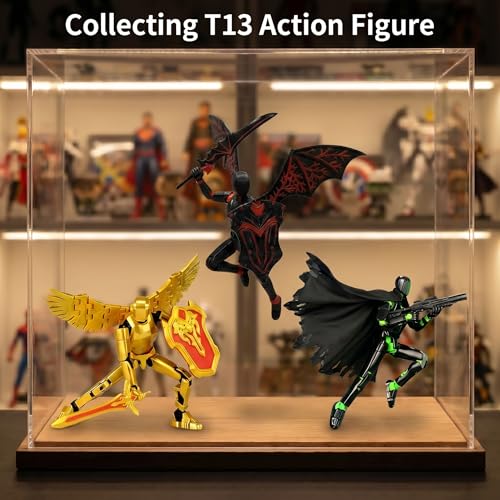 T13 Action Figure Set – 3D Printed Titan 13 with Movable Joints, Wings & Weapons, Assembled