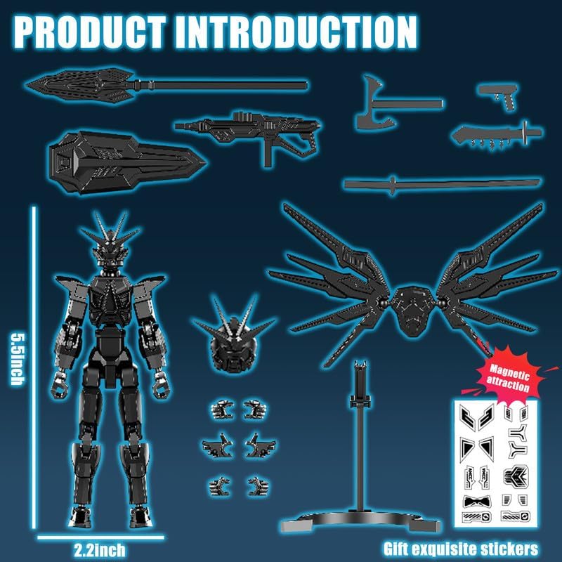 T13 & Dummy13 Action Figure 2-Pack - 3D Printed Poseable Robot Collectible