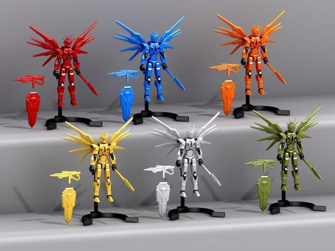 T13 & Dummy13 Action Figure 2-Pack - 3D Printed Poseable Robot Collectible