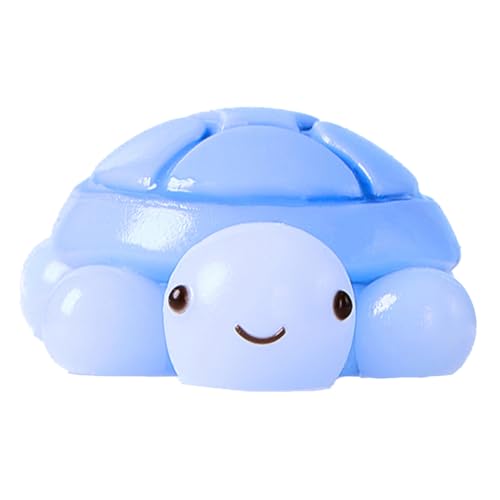 Taba Squishy Blue Turtle – Soft Silicone Stress Relief Toy for Kids & Adults, Kawaii Fidget Gift