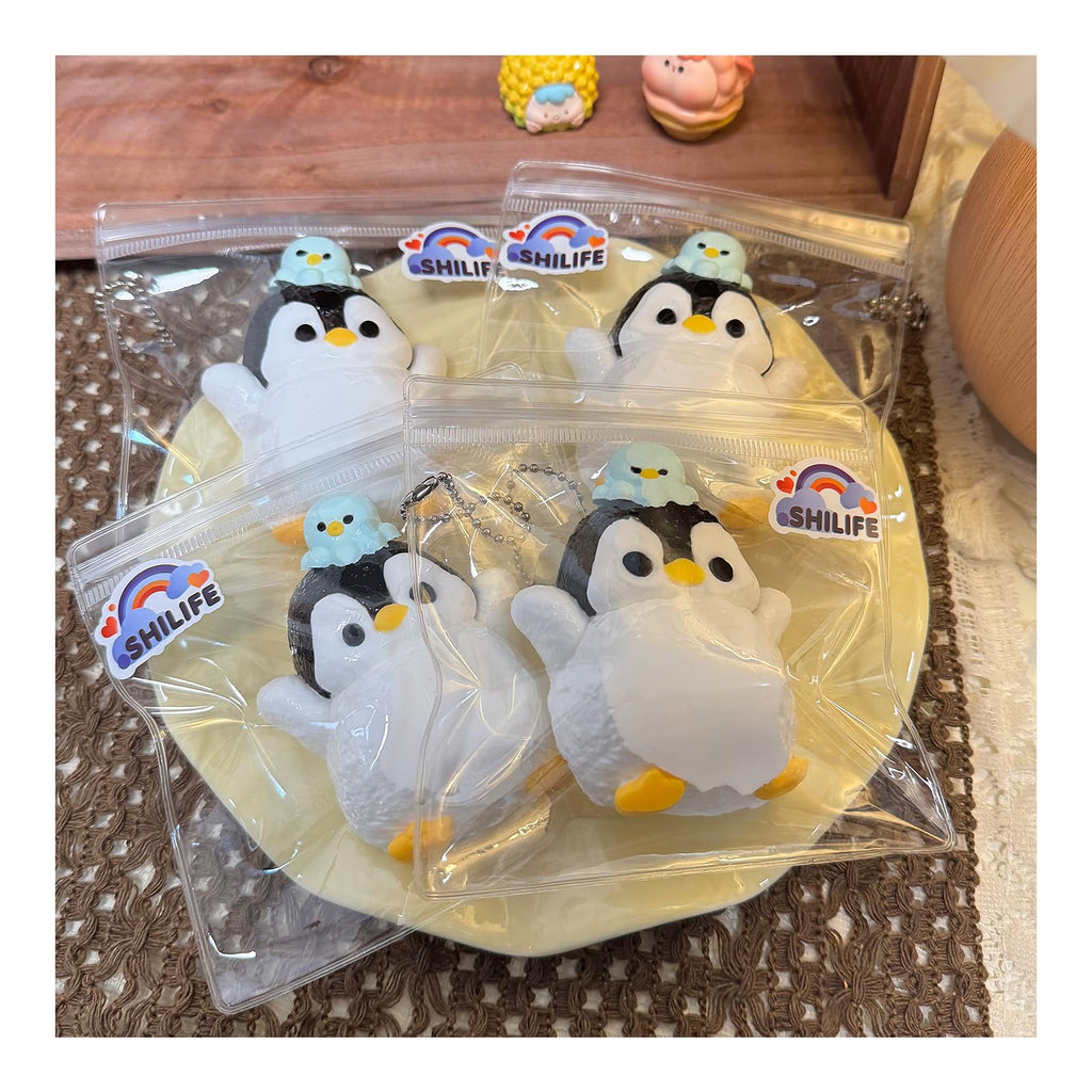 Taba Squishy Penguin – Cute Silicone Fidget Toy for Stress Relief and Anxiety