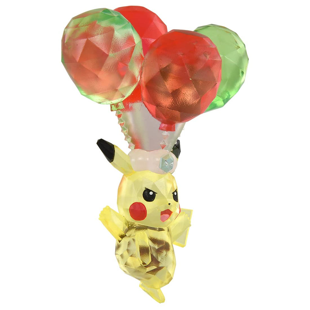 Takara Tomy Pokémon Moncolle Terastal Pikachu Figure – 3.9-Inch Collectible with Base