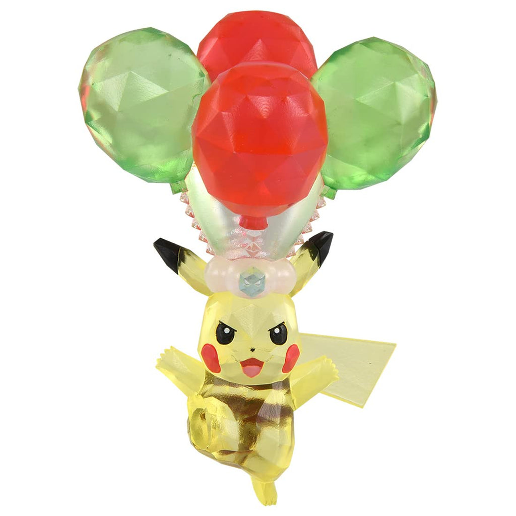 Takara Tomy Pokémon Moncolle Terastal Pikachu Figure – 3.9-Inch Collectible with Base