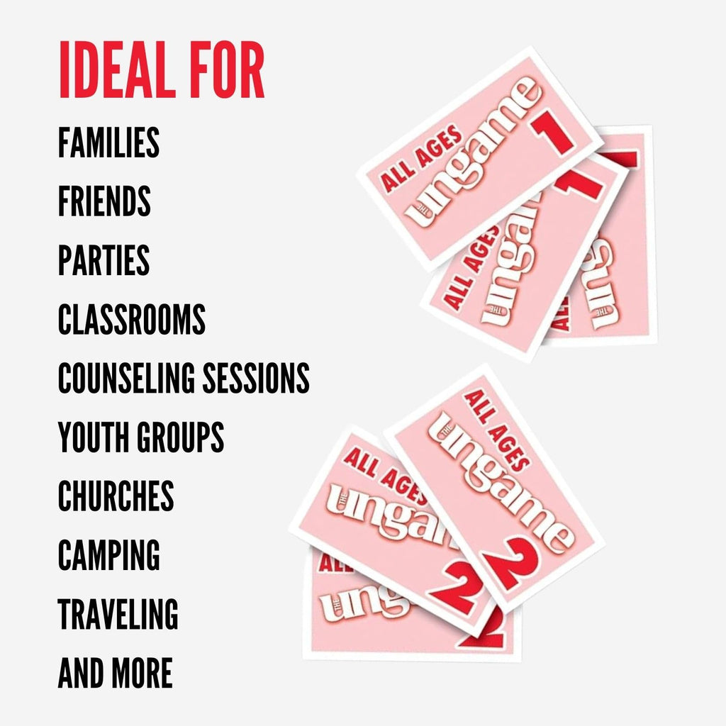TaliCor Pocket Ungame: Communication Card Game for All Ages – Thoughtful Conversation Starter, Family Friendly, Travel Size