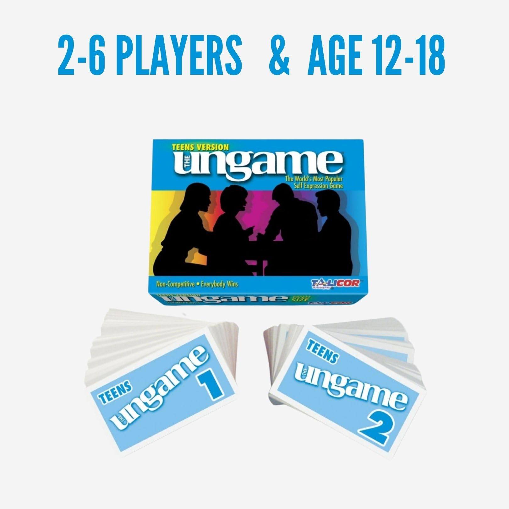 TaliCor Pocket Ungame for Teens: 140 Non-Competitive Conversation Cards (Ages 12-18)