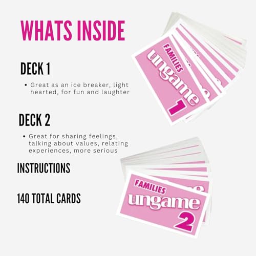 TaliCor Pocket Ungame – Non-Competitive Family Card Game with 140 Conversation Starters (Ages 5+)