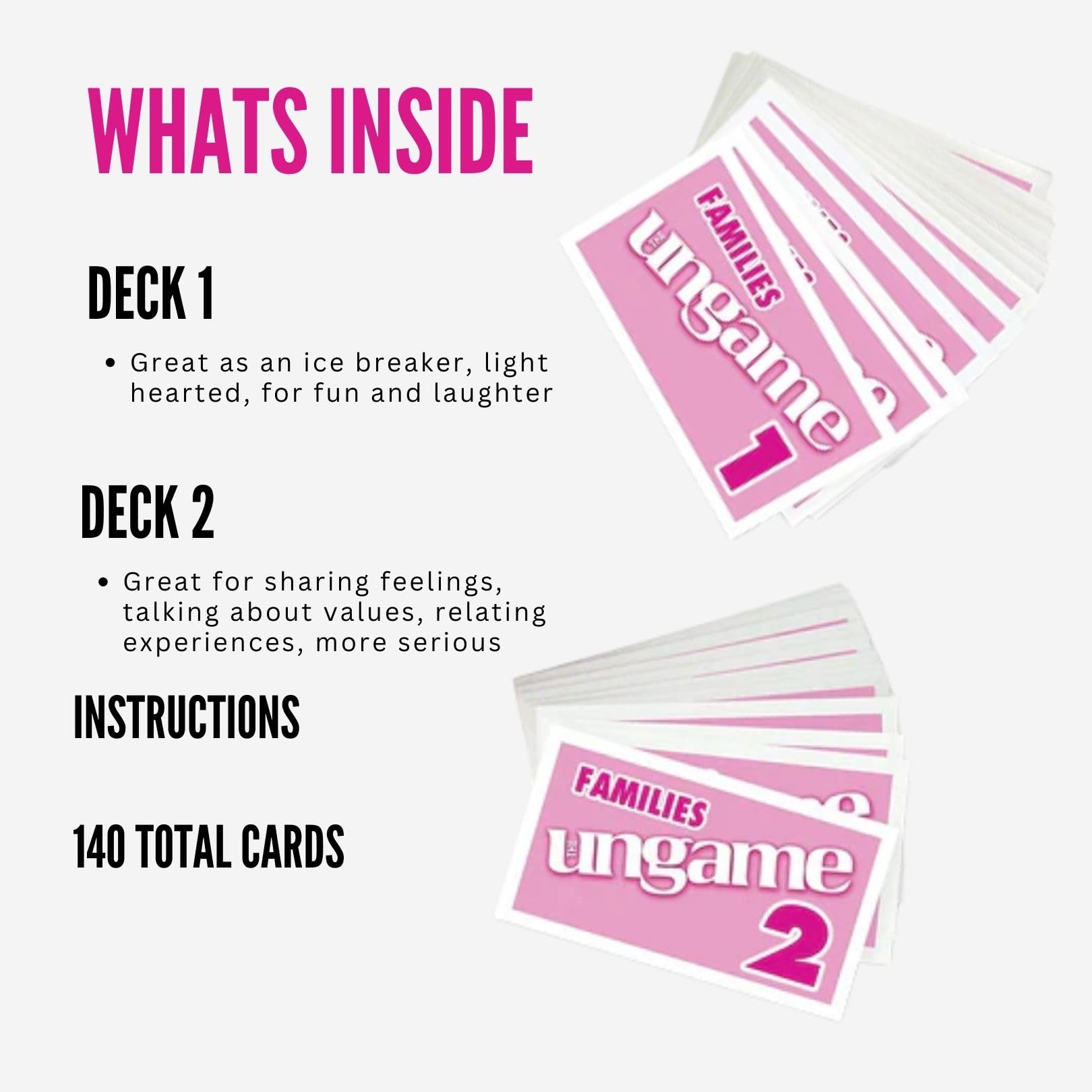 TaliCor Pocket Ungame – Non-Competitive Family Card Game with 140 Conversation Starters (Ages 5+)