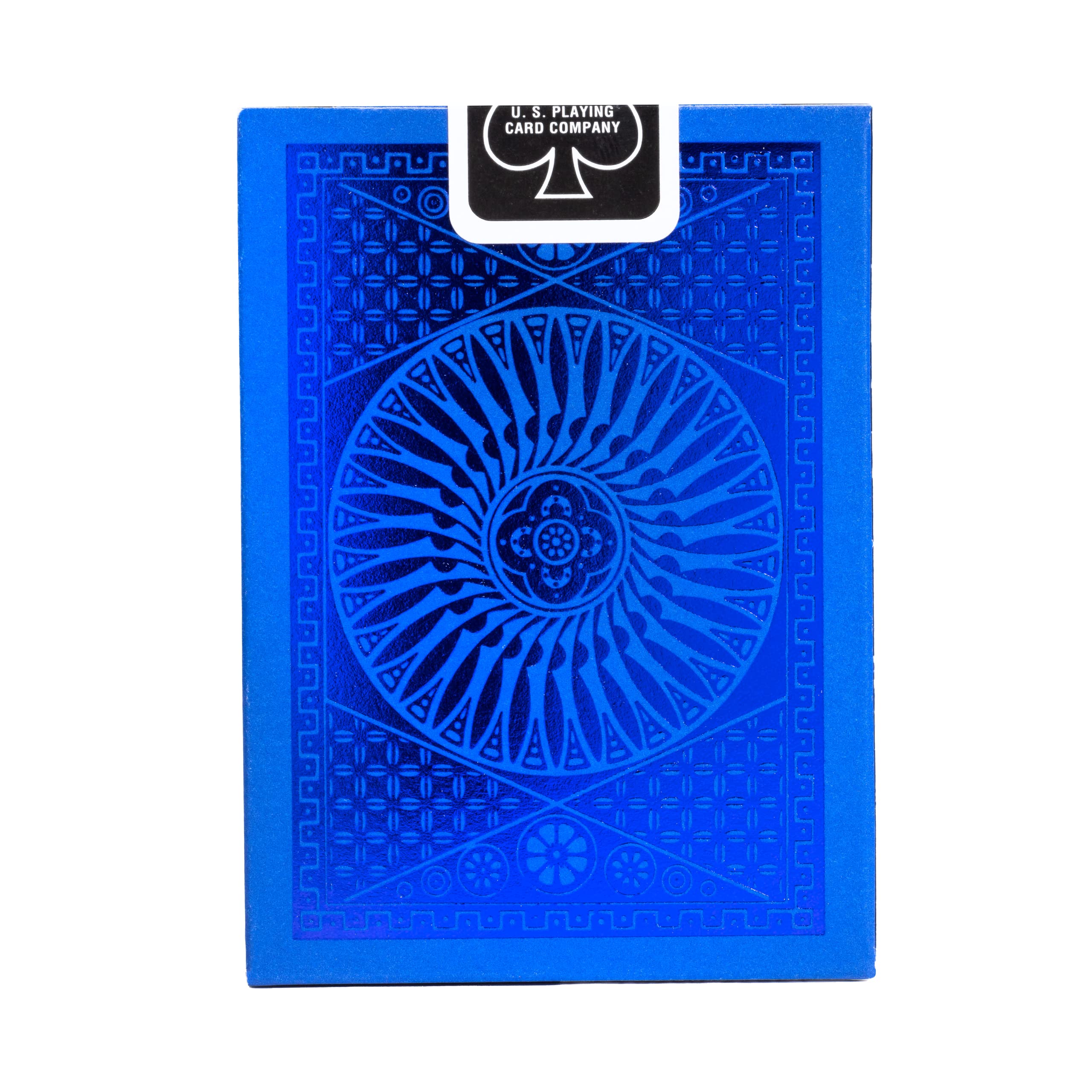 Tally-Ho MetalLuxe Blue Playing Cards – Metallic Foil Deck with Classic Linoid Finish