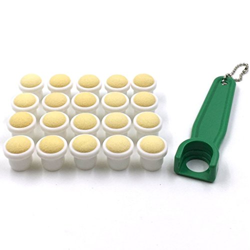 Tapp Collections Bingo Dauber Plain Tips 20-Pack with EZ Lift Removal Tool