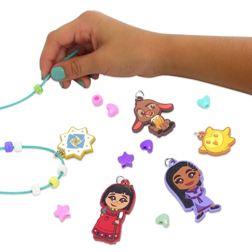 Tara Toys Disney Wish Necklace Activity Set - Craft 6 Beaded Necklaces with Charms