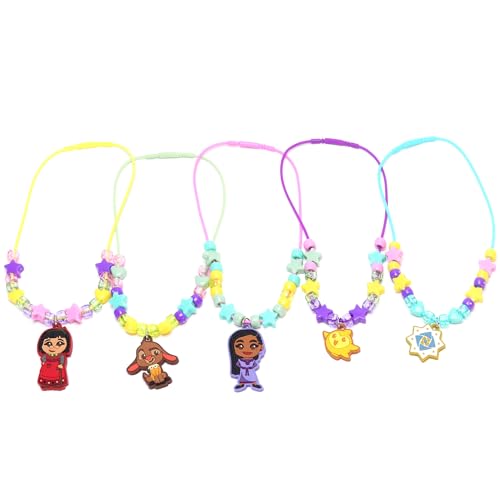 Tara Toys Disney Wish Necklace Activity Set - Craft 6 Beaded Necklaces with Charms