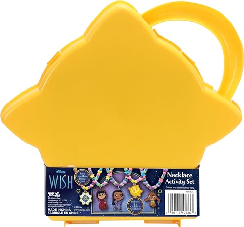 Tara Toys Disney Wish Necklace Activity Set - Craft 6 Beaded Necklaces with Charms
