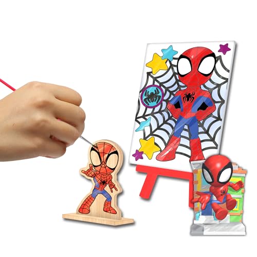 Tara Toys Spidey 5-in-1 Creativity Tub – Multi-Activity Craft Kit for Kids Ages 3+