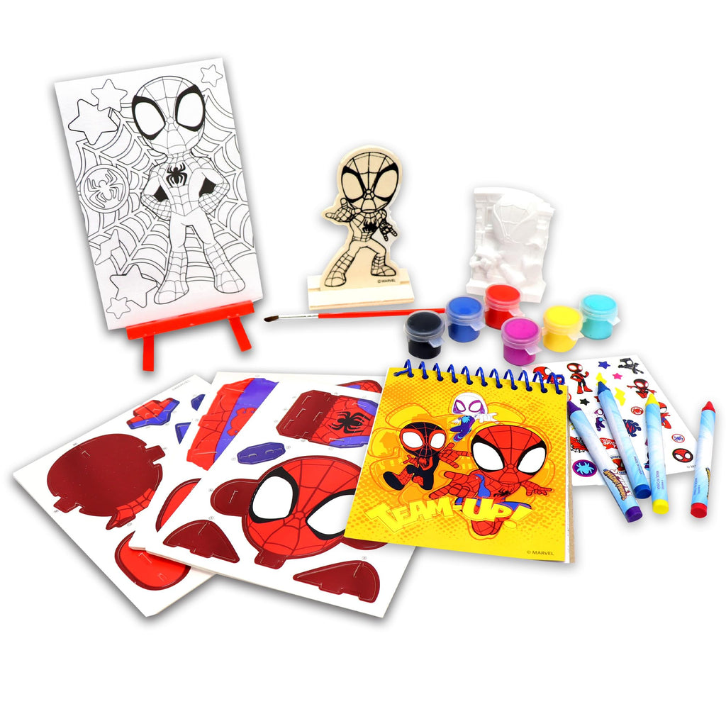 Tara Toys Spidey 5-in-1 Creativity Tub – Multi-Activity Craft Kit for Kids Ages 3+